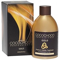 Cocochoco Gold Keratin hajegyenesítő, 250 ml Hajformázás