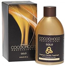 Cocochoco Gold Keratin hajegyenesítő, 250 ml Hajformázás