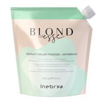 Inebrya Blondesse Reduct Color Antibrass zöld szőkítőpor rezesedés ellen, 500 g Hajfestés