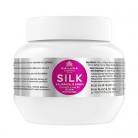 Kallos KJMN Silk hajpakolás olívaolajjal és selyemproteinnel, 275 ml Hajápolás