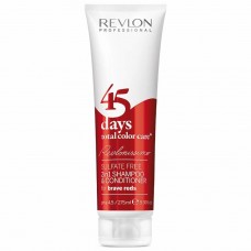 Revlon 45 Days Brave Red szulfátmentes sampon vörös hajra, 275 ml Sampon