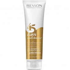 Revlon 45 Days Golden Blondes szulfátmentes sampon aranyszőke hajra, 275 ml Sampon