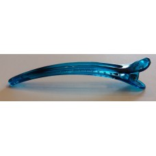 Byou kék átlátszó műanyag feltűző csipesz 12 cm, 1 db