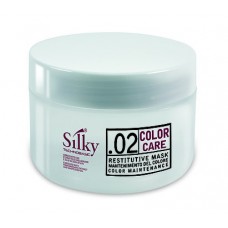 Silky Color Care színvédő, újraépítő pakolás festett hajra, 250 ml Hajápolás